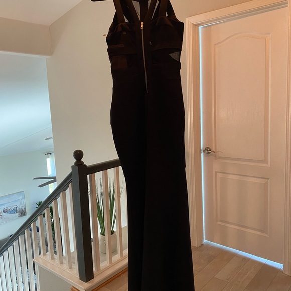 Black Evening dress size small new with tags - Picture 1 of 4